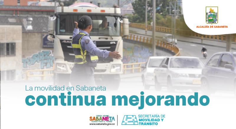 La movilidad en Sabaneta, ¡continúa mejorando!