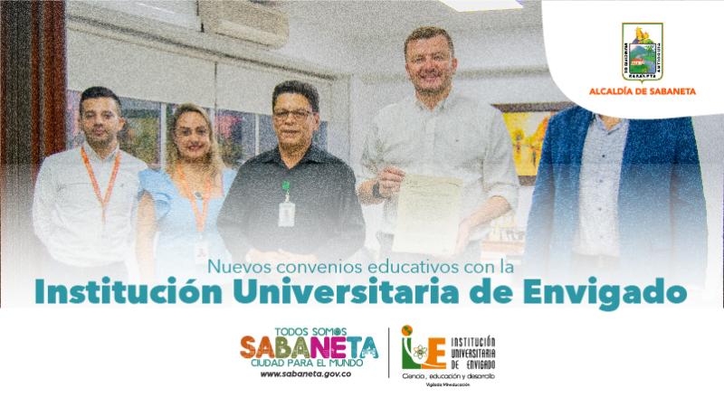 Nuevos convenios educativos con la Instituci�n Universitaria de Envigado
