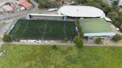 En 50 dÃas, Sabaneta transformó la cancha sintética de la Unidad Deportiva Zona Norte.